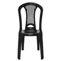 Cadeira Bistrô Tramontina Atlântida em Polipropileno Preto