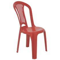 Cadeira Bistrô Tramontina Atlântida em Polipropileno Vermelho