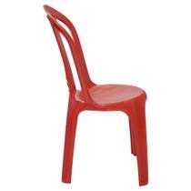 Cadeira Bistrô Tramontina Atlântida Polipropileno Vermelho