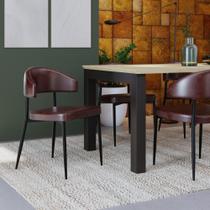 Cadeira Bless Fixa C/4 Pés 55 X 52,5 X 77,5 cm