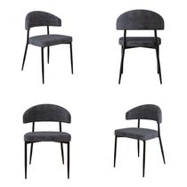 Cadeira Bless Fixa com 4 Pés 55 X 52,5 X 77,5 Cm com 4 Unidades