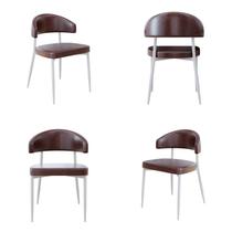 Cadeira Bless Fixa com 4 Pés 55 X 52,5 X 77,5 Cm com 4 Unidades