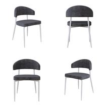 Cadeira Bless Fixa com 4 Pés 55 X 52,5 X 77,5 Cm com 4 Unidades