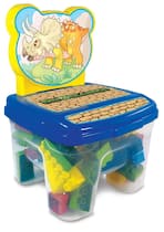 Cadeira Blocos Grande Brinquedo Infantil Montar - Dinossauro Cadeira Blocos Grande Brinquedo Infantil Montar - Dinossauro