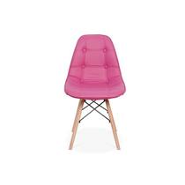 Cadeira botone estofada eames pink