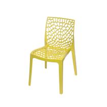 Cadeira Boxbit Gruvyer Amarela em Polipropileno