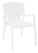 Cadeira Branca Com Braços Polipropileno/Fibra 92040010