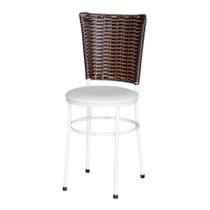Cadeira Branca Para Cozinha Hawai Cappuccino - Lamar Design