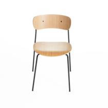 Cadeira Briana 80 cm x 50 cm x 50 cm Carvalho