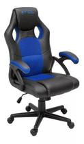 Cadeira Bright Gamer E Escritório Ajustável Inclinável Azul