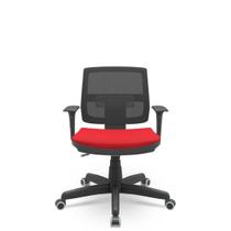 Cadeira Brizza Executiva Poliéster Tela Mesh Giratória com Braços Reguláveis e Sistema BackPlax Cadeira Brizza Executiva Poliéster Tela Mesh Giratória com Braços Reguláveis e Sistema BackPlax