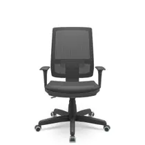 Cadeira Brizza Presidente Braços Regulaveis PP BackPlax Plaxmetal Nr-17 Ergonômica