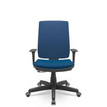 Cadeira Brizza Soft Presidente Poliéster Giratória - Braços Reguláveis e Sistema Relax