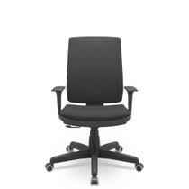 Cadeira Brizza Soft Presidente Poliéster Giratória - Braços Reguláveis e Sistema Relax Cadeira Brizza Soft Presidente Poliéster Giratória - Braços Reguláveis e Sistema Relax