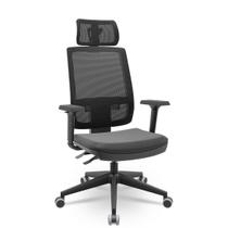 Cadeira Brizza Tela 3D BackPlax Piramidal Com Apoio NR17 Plax