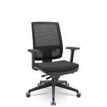 Cadeira Brizza Tela 3D Slider Piramidal Sem Apoio NR17 Plax