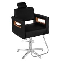 Cadeira Cabeleireiro Ravenna Prime Fixa Cor Preto - Pentapé - CC&S