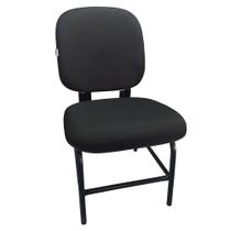 Cadeira Cadeirão Reforçado Para Obeso Plus Size 170 Kg Anatômica Jserrano Preta - STILOS MOVEIS CORPORATIVOS
