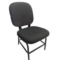 Cadeira Cadeirão Reforçado Para Obeso Plus Size 180 Kg Anatômica Tecido Preta Cadeira Cadeirão Reforçado Para Obeso Plus Size 180 Kg Anatômica Tecido Preta