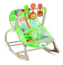 Cadeira Cadeirinha Bebê Descanso Vibra Musical Até 18kg Floresta - Starbaby