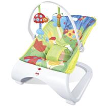 Cadeira Cadeirinha Bebê Descanso Vibratória Musical Menino Azul