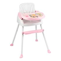 Cadeira Cadeirinha De Alimentação Refeição Bebê Portátil Infantil 3 em 1 Personagem Princesas Altura Ajustável