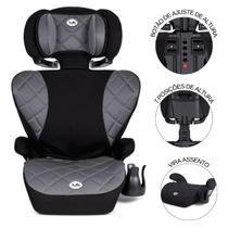 Cadeira Cadeirinha Infantil Bebê Carro Triton II Preto e Cinza Tutti Baby Cadeira Cadeirinha Infantil Bebê Carro Triton II Preto e Cinza Tutti Baby