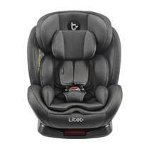 Cadeira Cadeirinha para Auto 0 á 36 Kgs Isofix com Rotação Snugfix Preta Litet