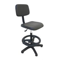 Cadeira Caixa 158 material sintético Base Preta com Base aro Nylon Toscana