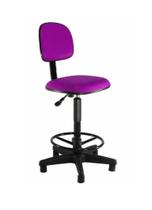 Cadeira Caixa Alta Corano Preto - Balcão - Portaria - Recepção - Supermercado varias cores direto da Fábrica