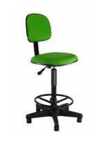 Cadeira Caixa Alta Corano Preto - Balcão - Portaria - Recepção - Supermercado varias cores direto da Fábrica - Renaflex