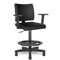 Cadeira Caixa Alta Executiva Giratória Ideale Preta Cb 3035 Cadeira Brasil