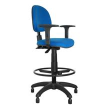 Cadeira Caixa Ergonômica NR17 Jserrano Azul Royal com Braço Regulável - ULTRA Móveis Cadeira Caixa Ergonômica NR17 Jserrano Azul Royal com Braço Regulável - ULTRA Móveis