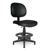 Cadeira Caixa EXECUTIVA LISA - (Base Plaxmetal) - Cor Preta - 35030 Cadeira Caixa EXECUTIVA LISA - (Base Plaxmetal) - Cor Preta - 35030