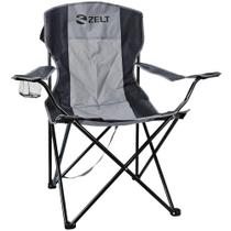Cadeira Camping de Araguaia 120 kg com Braço e Porta Copo ZELT