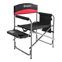 Cadeira Camping Director KingCamp Heavy Duty com mesa vermelha Cadeira Camping Director KingCamp Heavy Duty com mesa vermelha