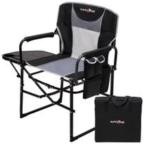 Cadeira Camping Director SUNNYFEEL Heavy Duty com mesa lateral Cadeira Camping Director SUNNYFEEL Heavy Duty com mesa lateral