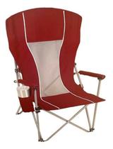 Cadeira Camping Dobravel Aço Porta Copos - Vermelho - Members Mark