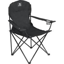 Cadeira Camping Dobrável Araguaia Comfort Max Preta Bel