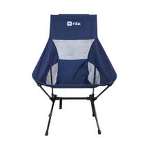 Cadeira Camping Nautika até 90kg Compact Azul dobrável