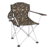 Cadeira Camuflada Retrátil C/ Braço Para Camping Pesca Jogá G