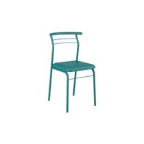 Cadeira Carraro 1708 (4 Unidades)-Aço Color Turquesa