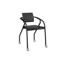 Cadeira Carraro 1713 c/Rodízio 1 Uni Color Preto