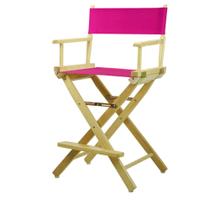 Cadeira Casual Home 220-00 Director 61 cm com moldura natural magenta Cadeira Casual Home 220-00 Director 61 cm com moldura natural magenta