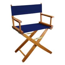 Cadeira Casual Home Extra-Wide 46x44x96cm Oak Frame Blue Cadeira Casual Home Extra-Wide 46x44x96cm Oak Frame Blue