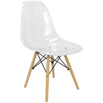 Cadeira Charles Eames Cristal Eiffel Wood Designer