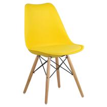 Cadeira Charles Eames Dsw Soft Wood Eiffel Estofada