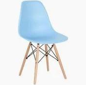 Cadeira charles eames eiffel azul bebe