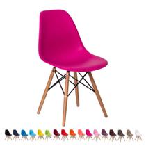 Cadeira Charles Eames Eiffel Base Madeira Várias Cores - Waw Design