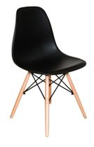 Cadeira Charles Eames Eiffel Concha Fixa - Preto